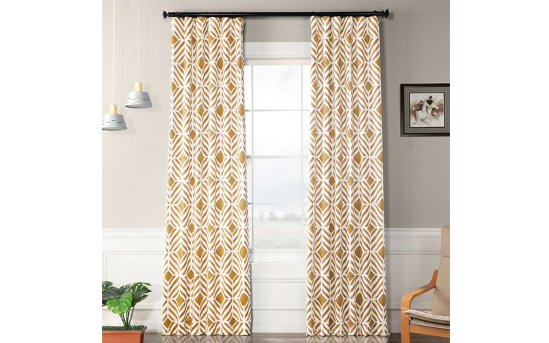 Palisade Gold Room Darkening Curtain