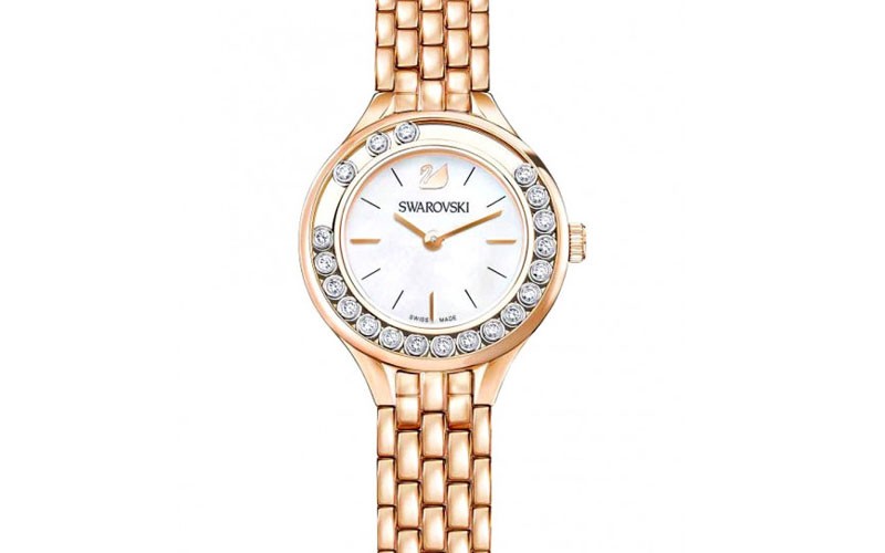 Swarovski Lovely Crystals Mother of Pearl Dial Womens Watch