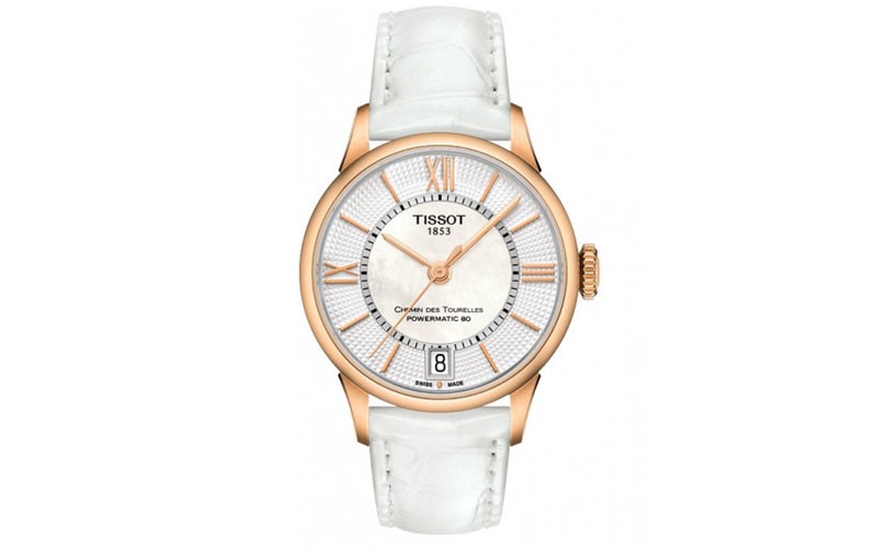 Tissot Chemin Des Tourelles Mother of Pearl Dial Womens Watch 