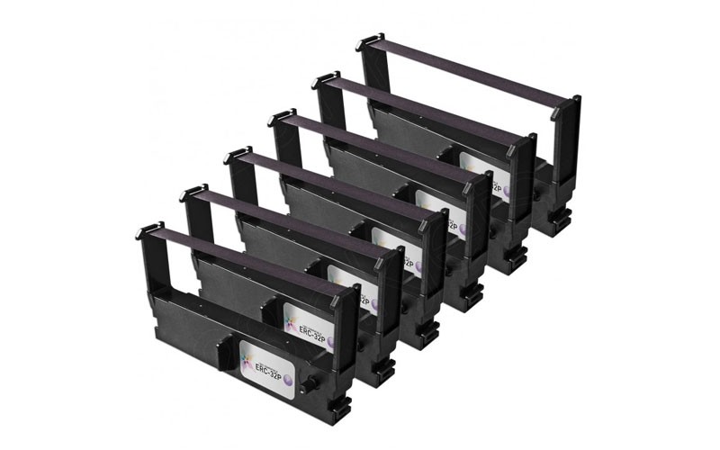 Compatible Alternative for Epson ERC-32P Purple POS Ribbon (6-pack)