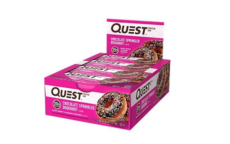 Quest Protein Bar Chocolate Sprinkled Doughnut 