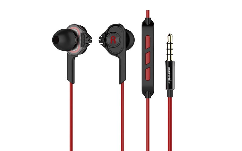 Dual Dynamic Driver BW-ES2 Wired Control In-ear Earphone Headphone 