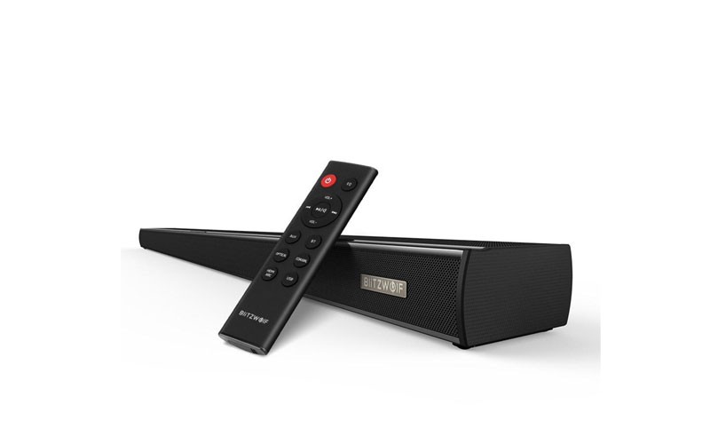 BlitzWolf 60W 36-inch Smart Soundbar 2.0 Channel Wired and Wireless