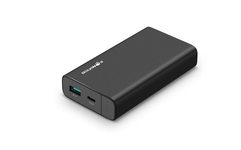 BlitzWolf PowerStorm 10000mAh 18W QC3.0 Type-C Power Bank with Fast Charg