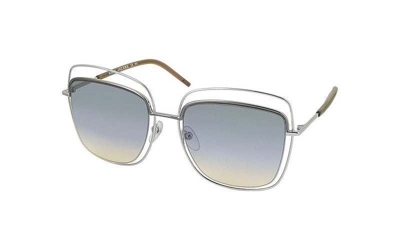 Marc Jacobs 9/S TYYB0 Silver Metal Square Oversized Womens Sunglasses