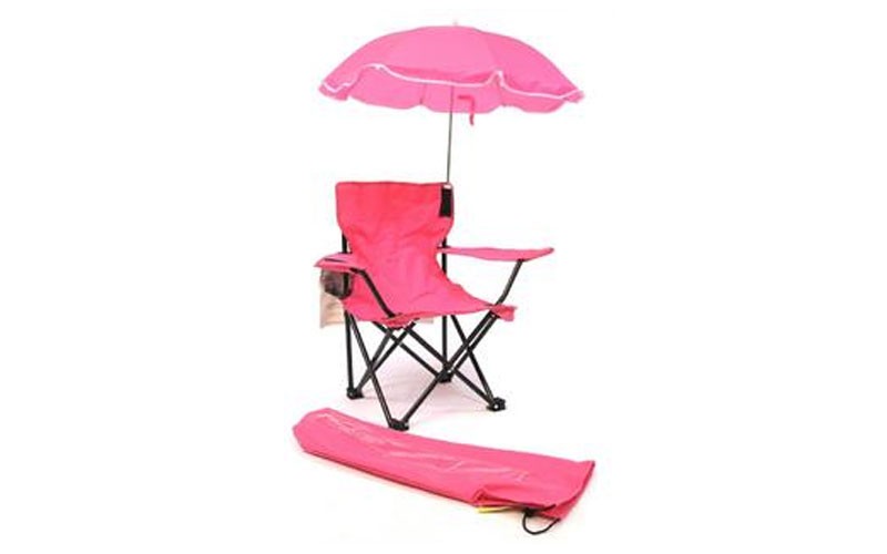 Redmon Umbrella Chair with Matching Shoulder Bag in Hot Pink