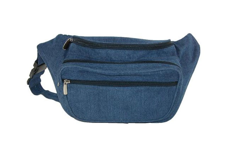 Magnifique Denim Large Waist Pack Blue