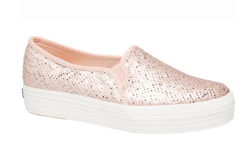 Keds Triple Decker Reverse Sequin Womens Shoes