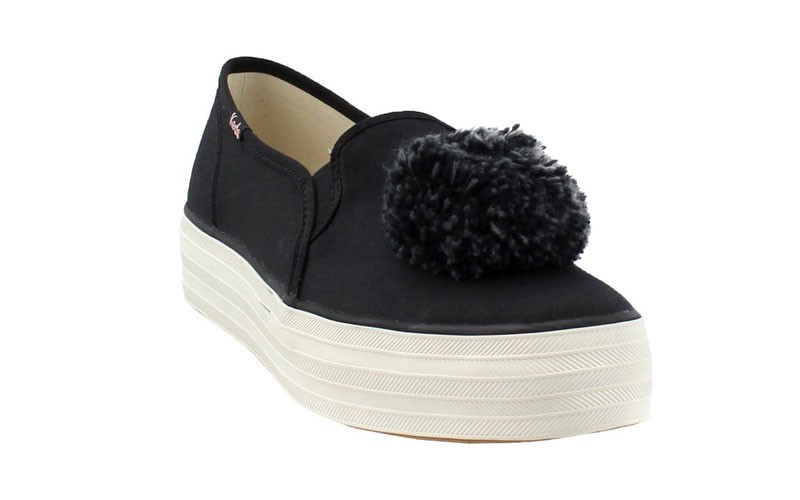 Keds Triple Decker Pom Pom Womens Shoes