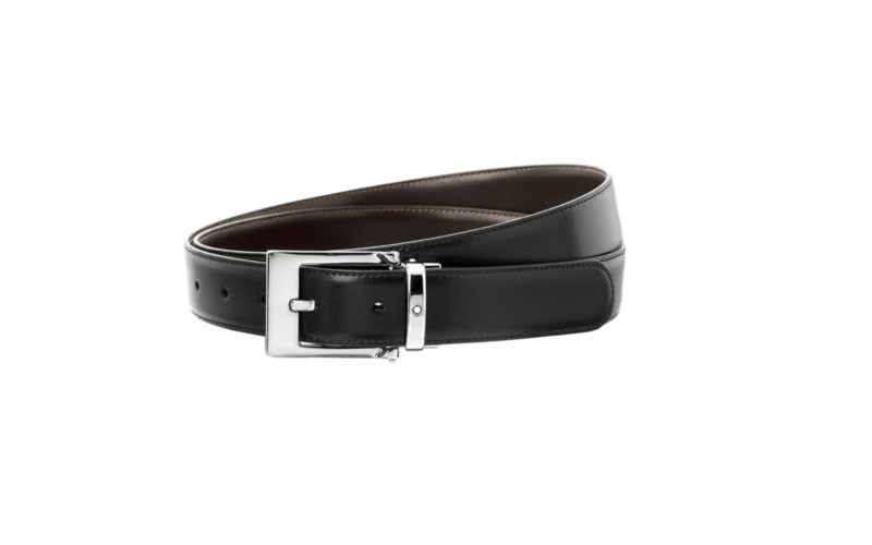 Reversible Business Belt cut-to-size rect pin buckle Montblanc Belts