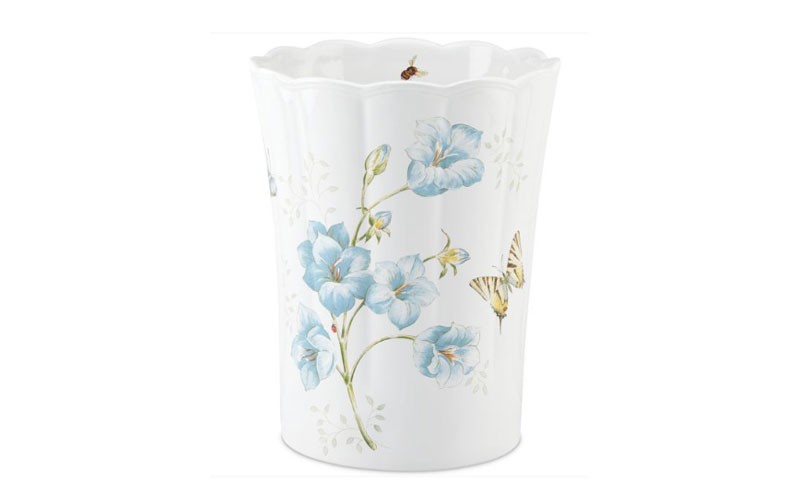  Butterfly Meadow Blue Wastebasket