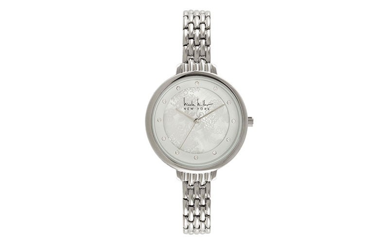 Womens Nicole Miller New York Silver Watch