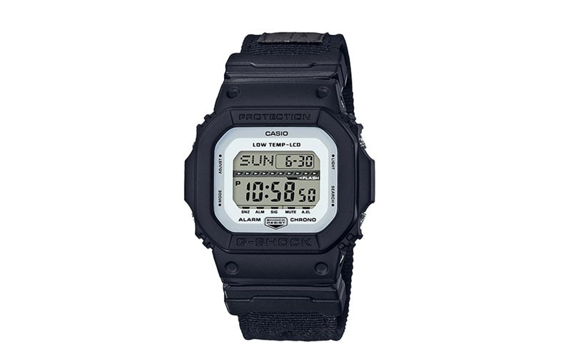 Casio G-Shock Winter G-Lide Watch - Black - Fabric Strap - Low Temp - 200M