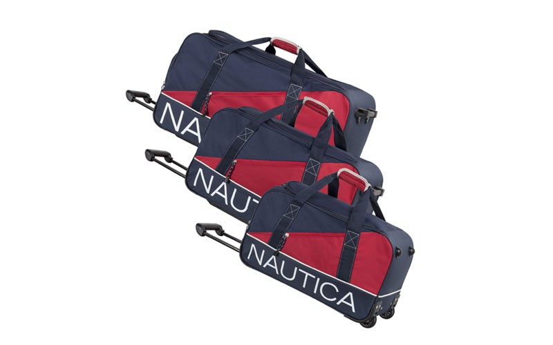 Nautica Newton Creek 3 Piece Wheeled Duffle Set
