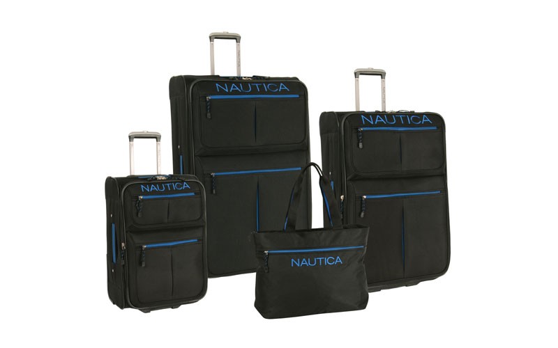 Nautica Maritime II 4 Piece Expandable Wheeled Luggage Set