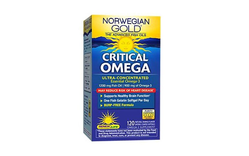 Critical Omega Ultra-Concentrated Essential Omega-3 1,200 MG Fish Oil & 900