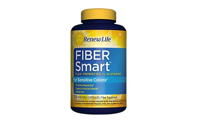 Fiber Smart for Sensitive Colons with Flax, Probiotics & L-Glutamine (200 Vegeta