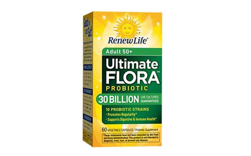 Ultimate Flora Adult 50+ Probiotic 30 Billion CFUs (60 Vegetable Capsules)