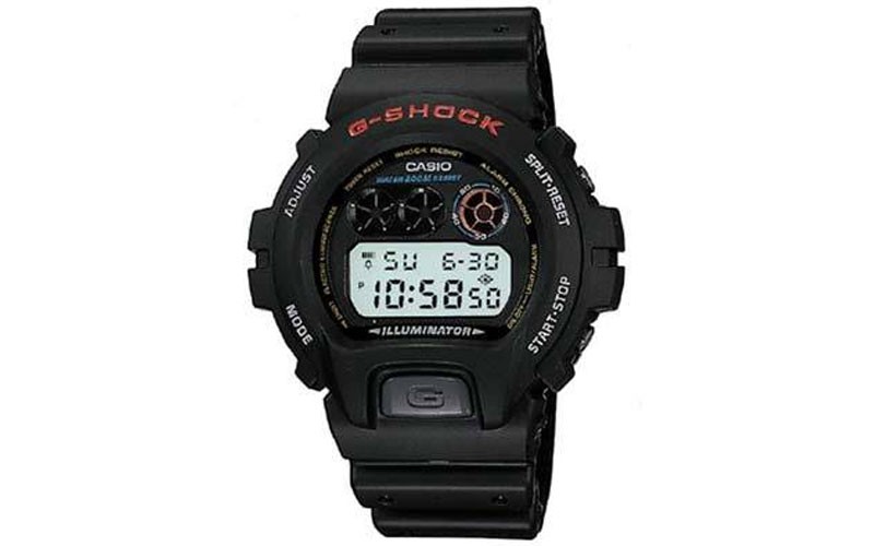 Casio Mens G-Shock Illuminator - Black - 200 Meters - Alarm Chronograph