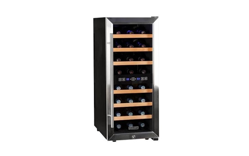 Koldfront 24 Bottle Free Standing Dual Zone Wine Cooler