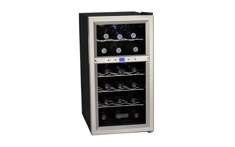 18 Bottle Free Standing Dual Zone Wine Cooler