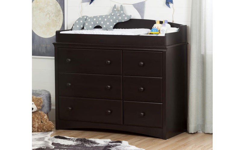 South Shore Angel Changing Table/Dresser with 6 Drawers