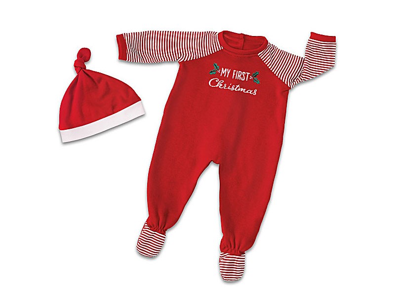 Christmas PJs Accessory Set For Baby Dolls 17