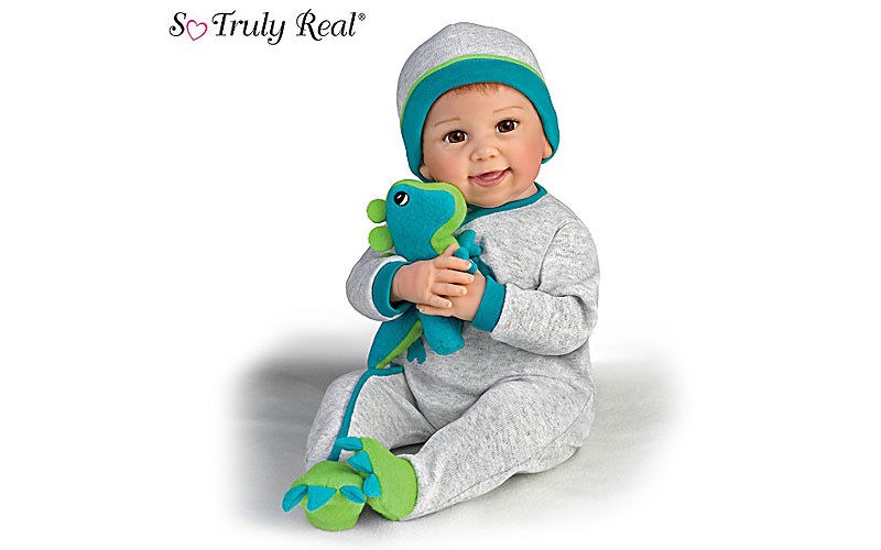 Linda Murray Ryan And Rex Baby Doll With Plush Dinosaur