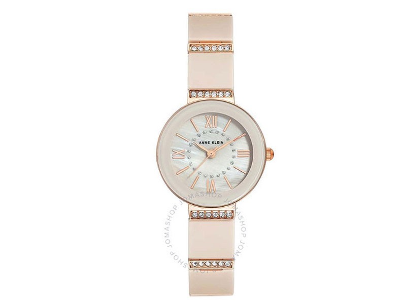 Tan Mother of Pearl Dial Ladies Watch