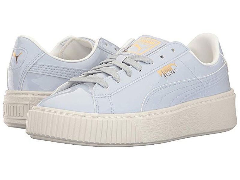 Puma Basket Platform Patent Women's Sneakers